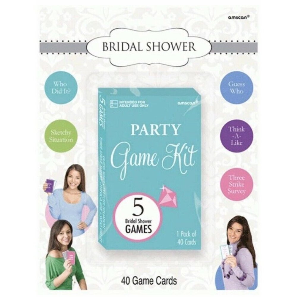 Bridal Shower Party Card Game Kit Bachelorette